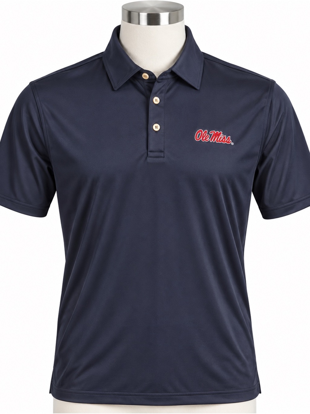 Peter Millar Ole Miss Men’s Large Navy Summer Comfort Polo Shirt NWT NCAA